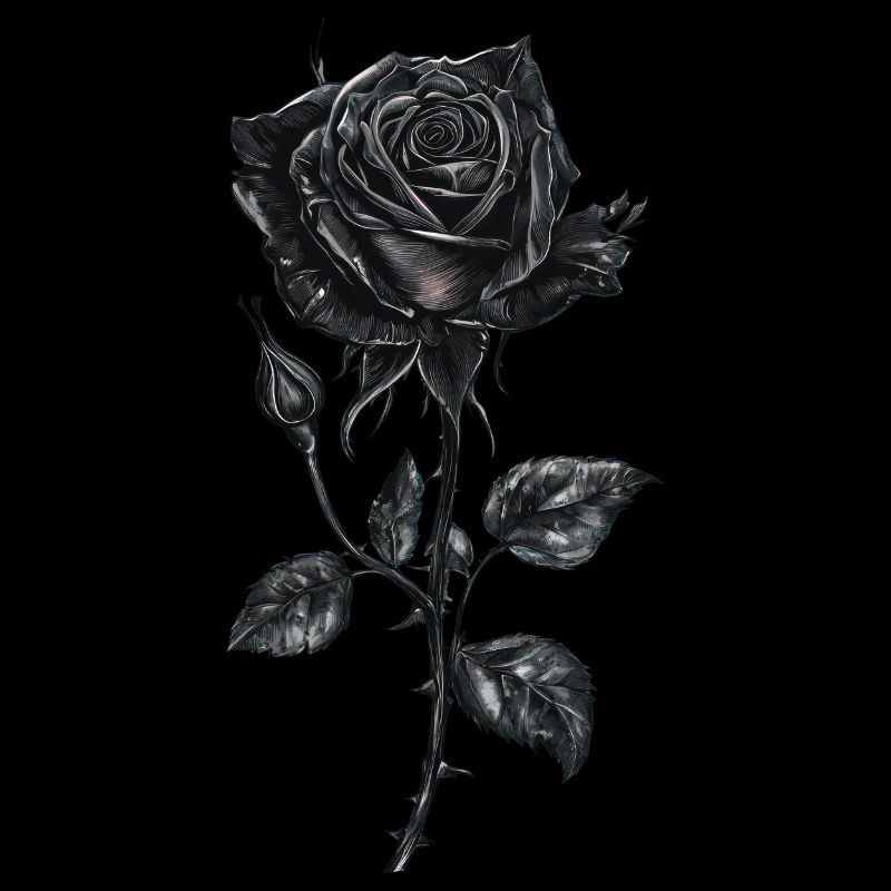Schwarze Rose