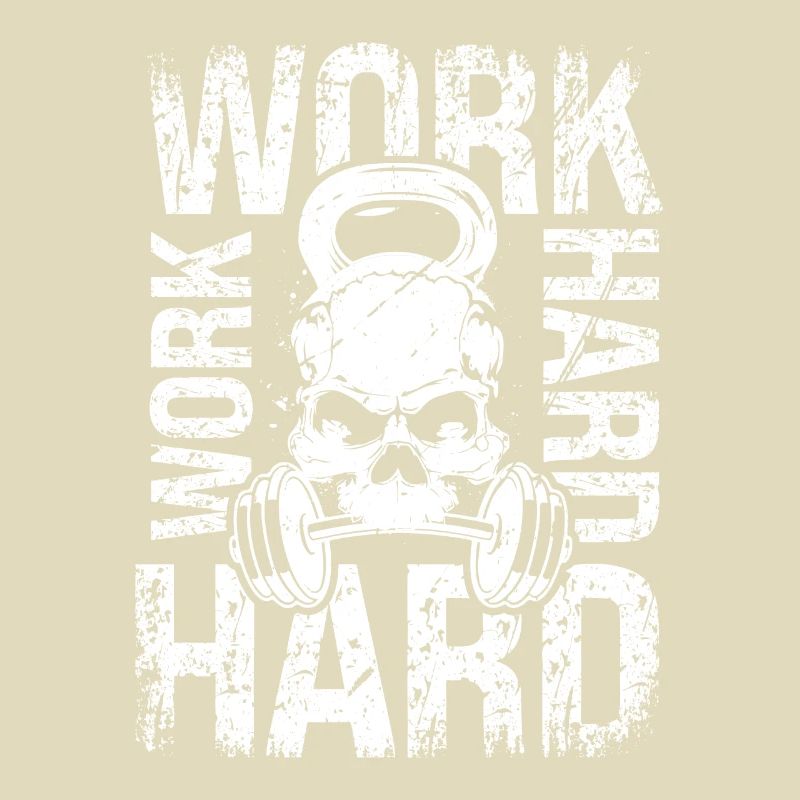 Arbeite hart -