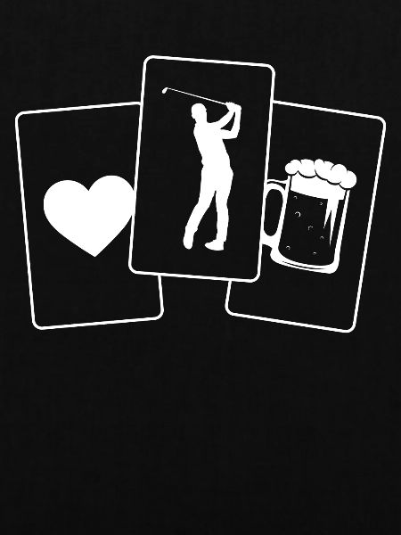 Herz - Bier - Golf - Herz