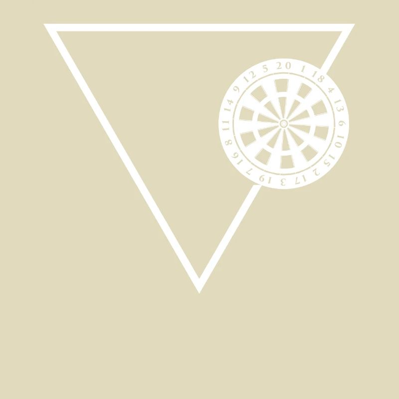 Ligne-Triangle - Jeu de fléchettes -