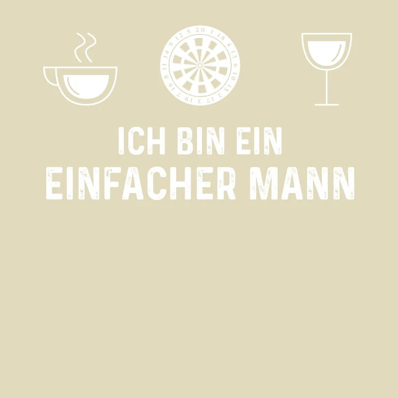 Ich Bin Ein Einfacher Mann 1 - Dartscheibe -