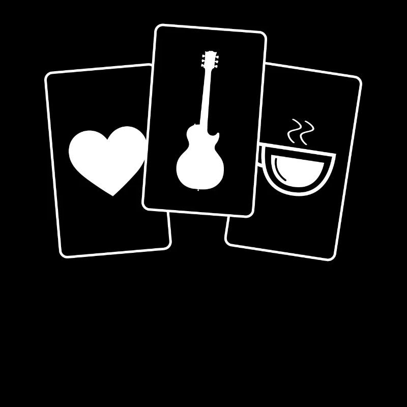 Herz - Kaffee - Gitarre -
