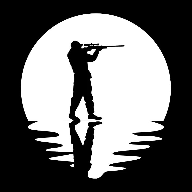 Circle and Reflection - Hunting - Guy Hunting -