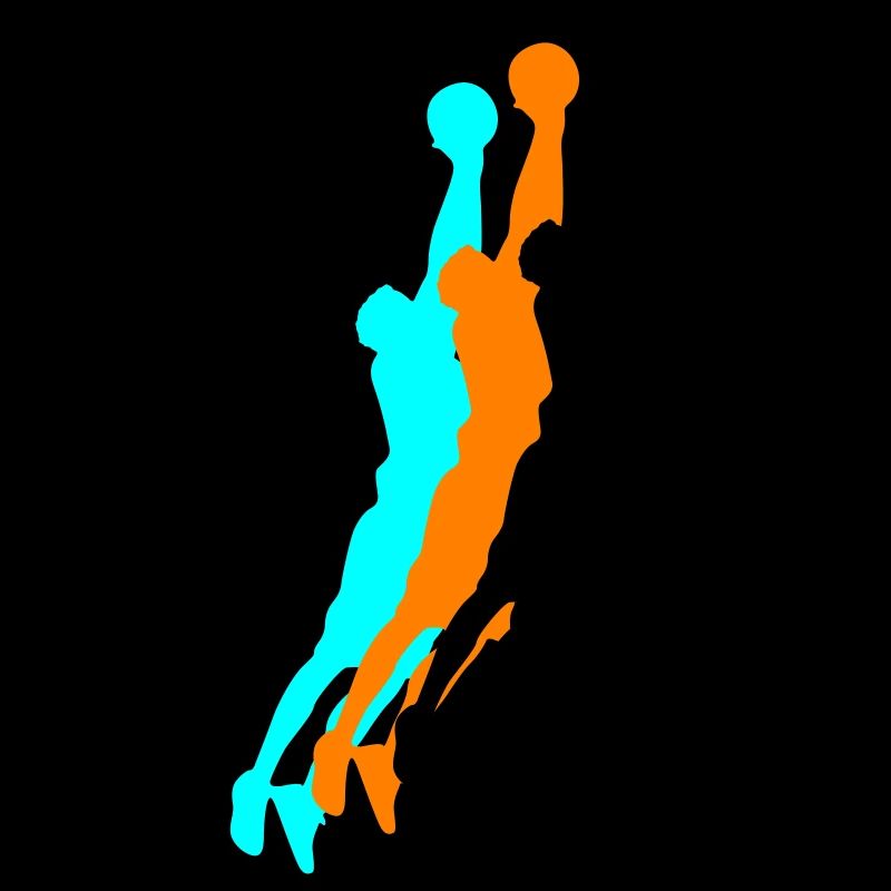 Silhouette de basketteur 3