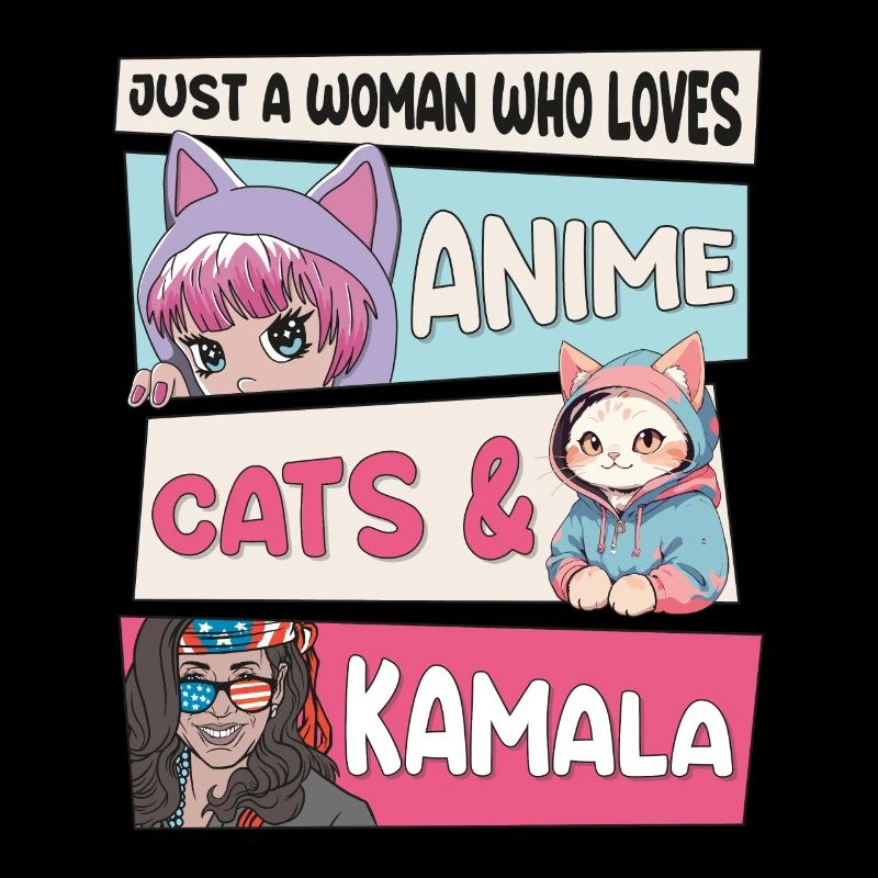 Chat Dames pour Kamala - Anime, Chats et Kamala 24