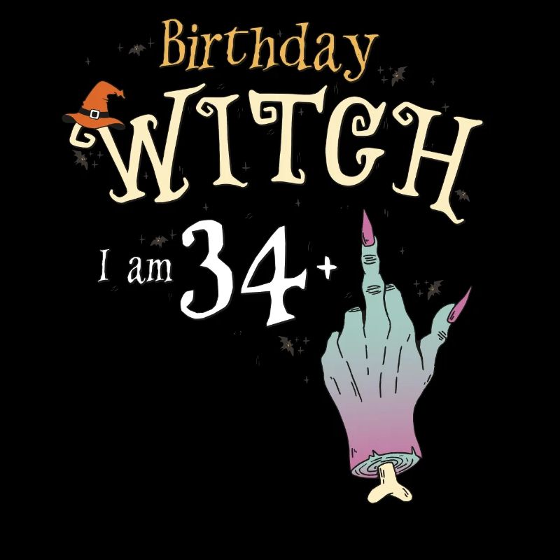 35 yo Witch HallowQueen 35th Birthday Funny