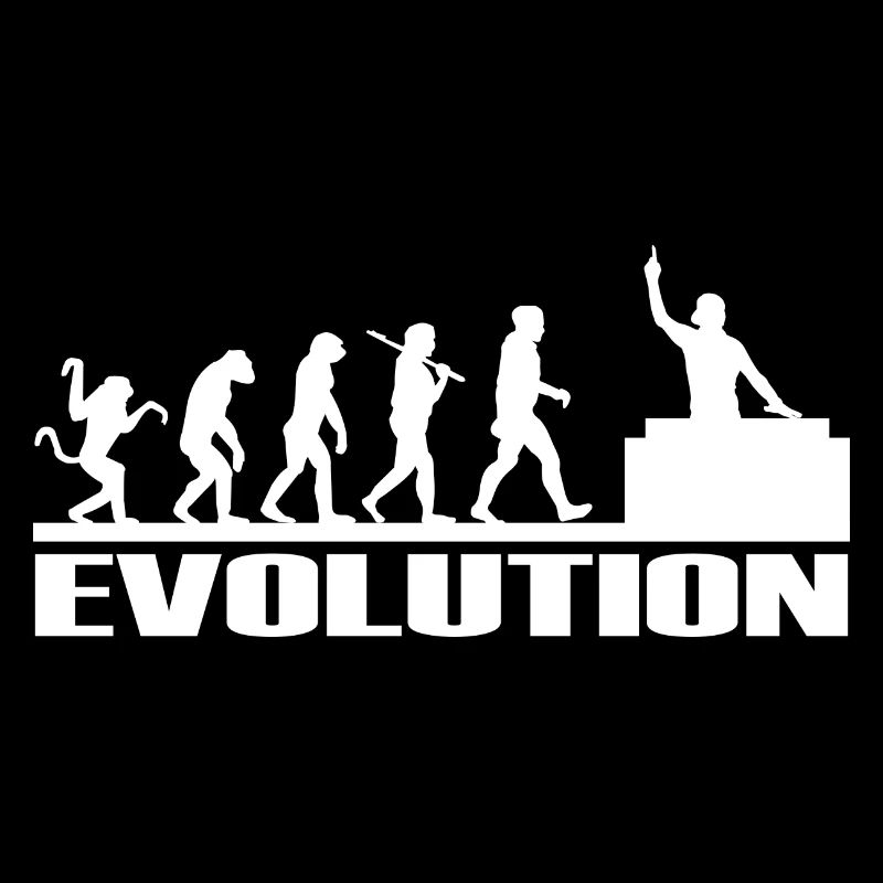 DJ Disc jockey Evolution