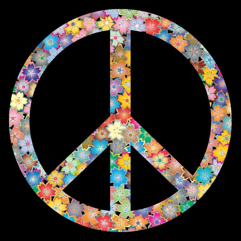 Peace Symbol Blumen
