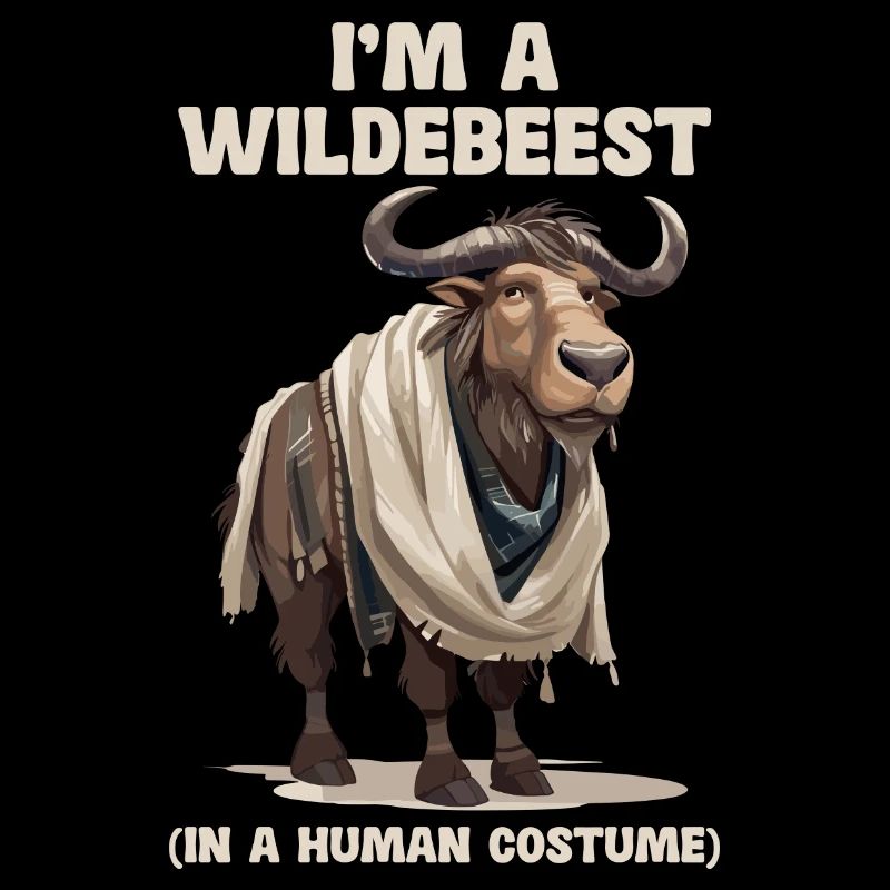 Ich Bin Ein Gnu Witziges Halloween Kostüm Gnu