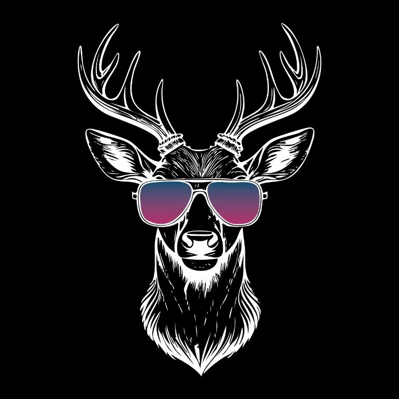 Hirsch 🦌 mit Sonnebrille