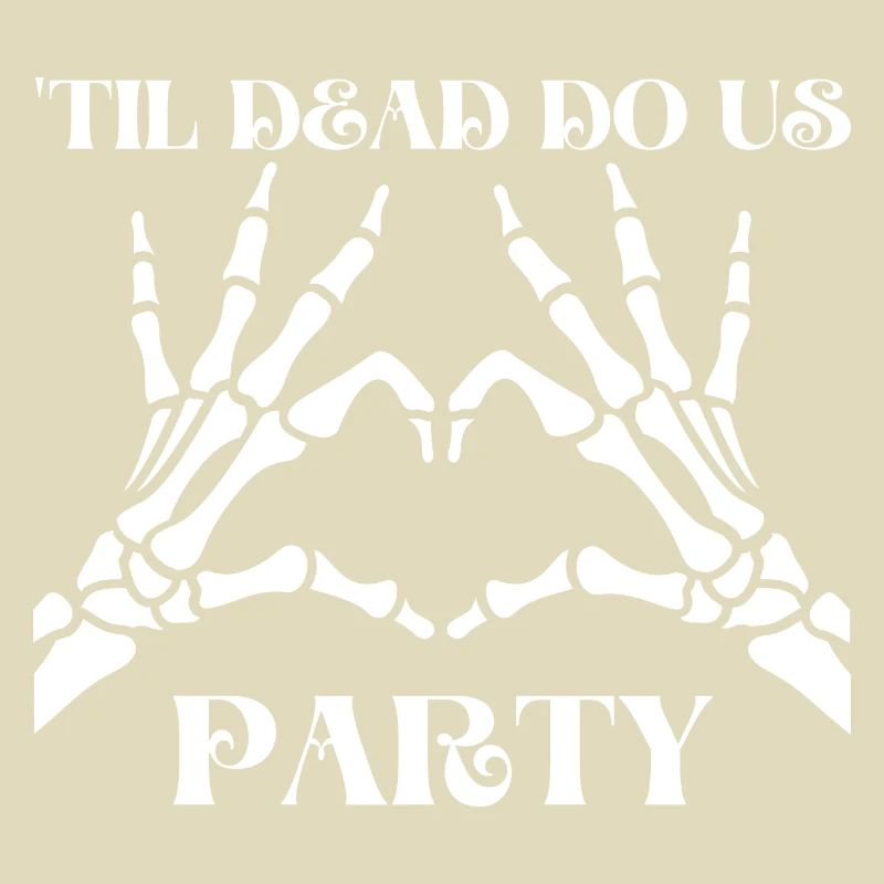 Til Death Do Us Party Bride Skeleton
