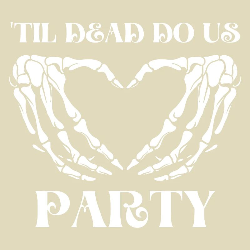 Til Death Do Us Party Bride Skeleton