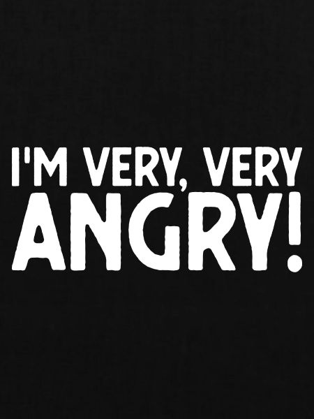I am very angry Protester
