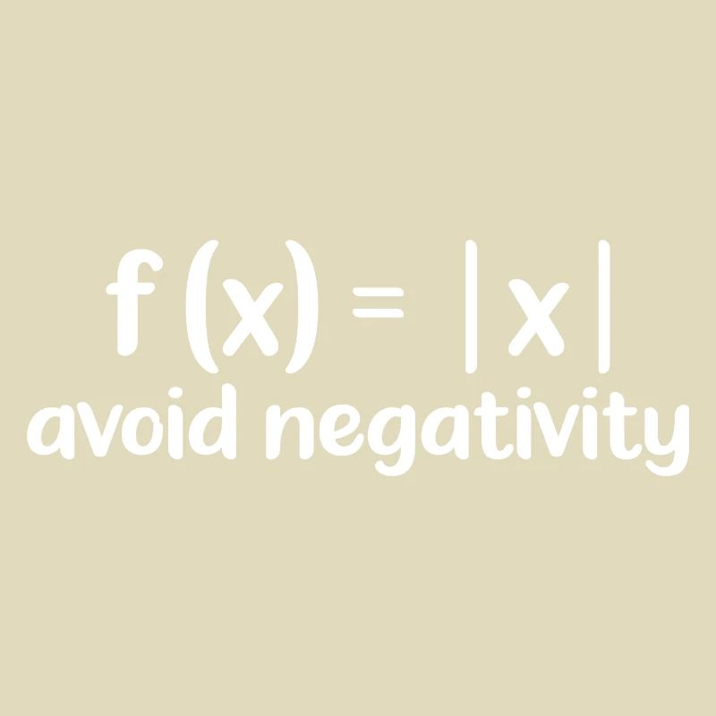 Avoid Negativity Math Equation Motivation