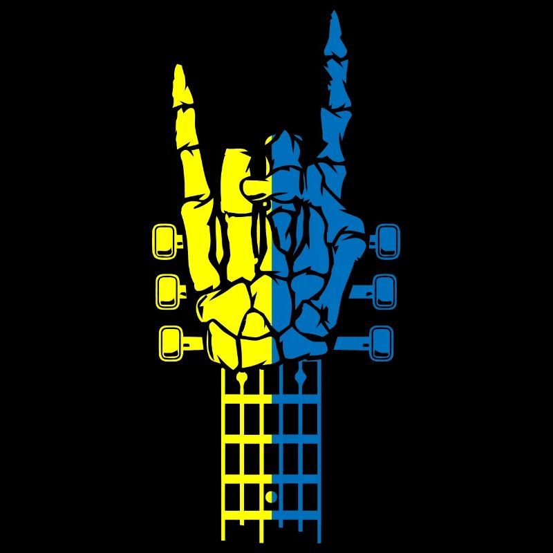 Ukraine Rock & Roll Devil'S Salute Rocker Peace