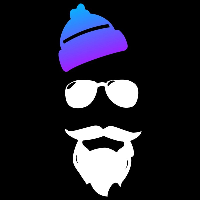 Hip Santa - Bart mit Mütze