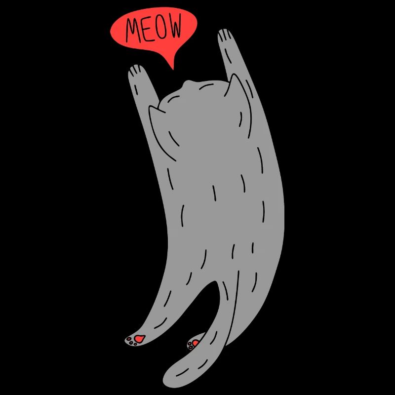 Graue Katze