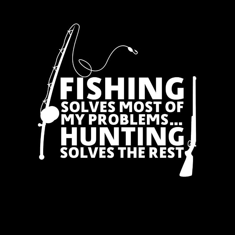 La pêche et la chasse résolvent mes problèmes
