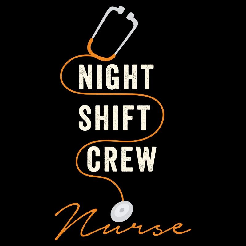 Night Shift Crew Nurse Ghost ,Funny Halloween Gift