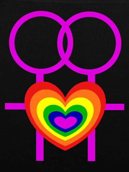 lesbisch Frauen weibliche Symbole CSD