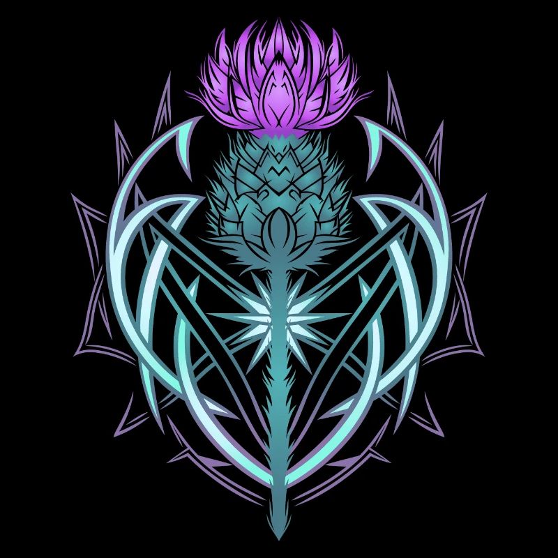 Thistle Shield Celtic Knots Thistle Lover