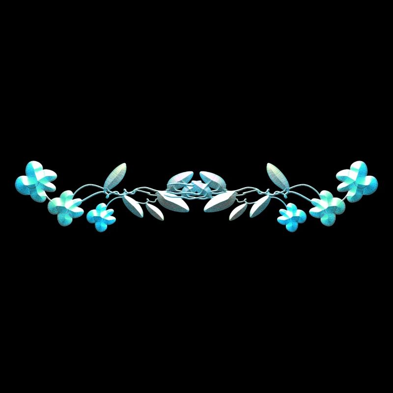linie blumen blaue