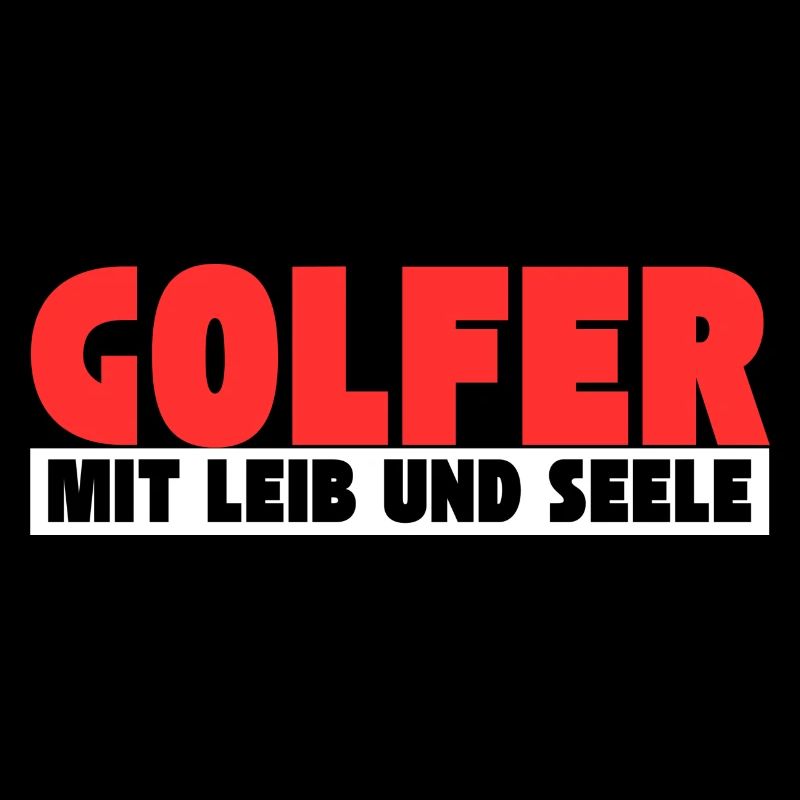 Golfer mit Leib und Seele
