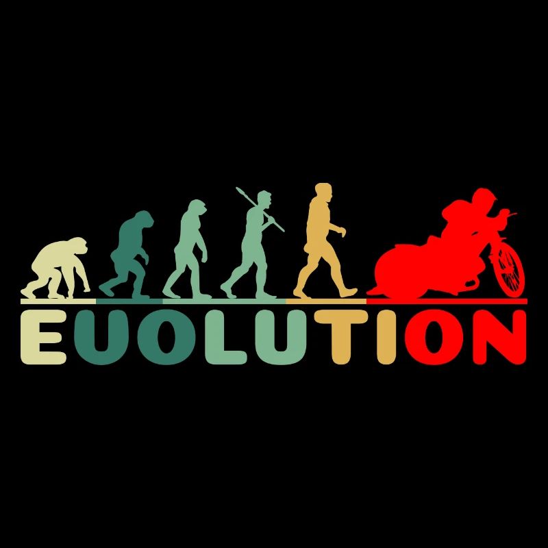 Speedway Motorrad Rennfahrer Evolution Retro