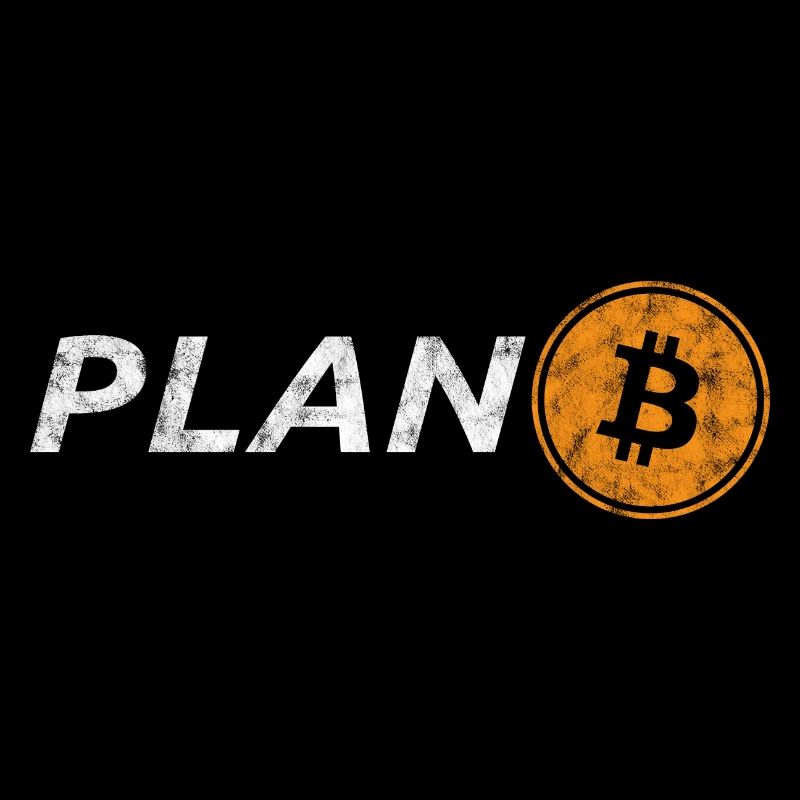 Bitcoin Plan B Logo Hodl Crypto Freedom Symbol