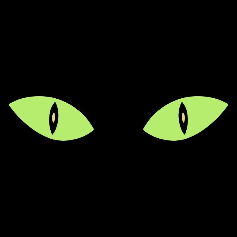 ★ Couleurs de conception modifiables ★ Deux yeux de chat