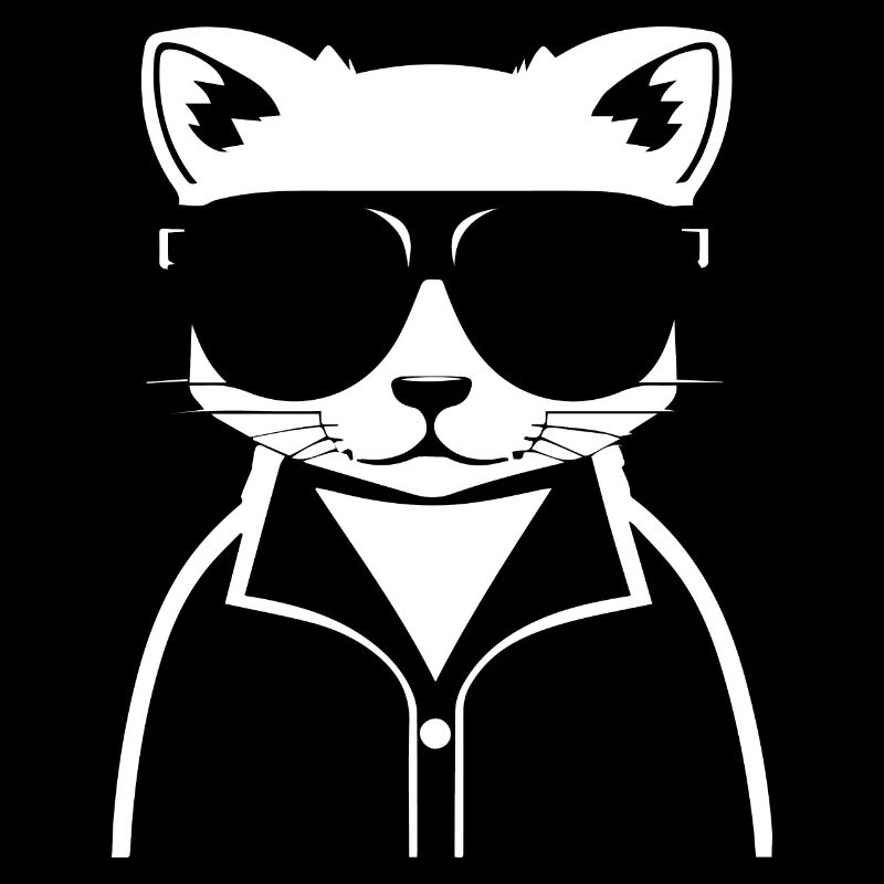 Frettchen mit Sonnenbrille Coole Frettchen