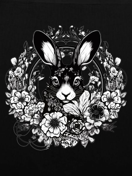 Rabbit Bunny Gothic Art