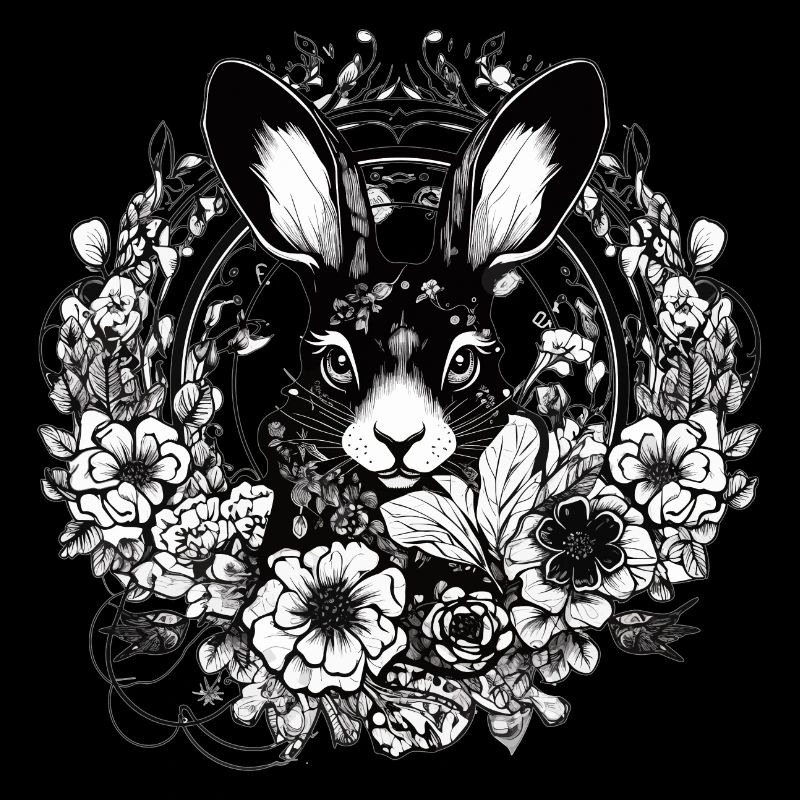 Rabbit Bunny Gothic Kunst