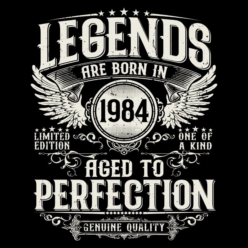 Né en 1984 Legends Cadeau d’anniversaire