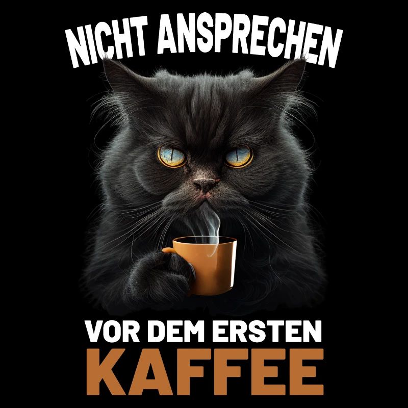 Nicht ansprechen vor dem ersten Kaffee - Morgens