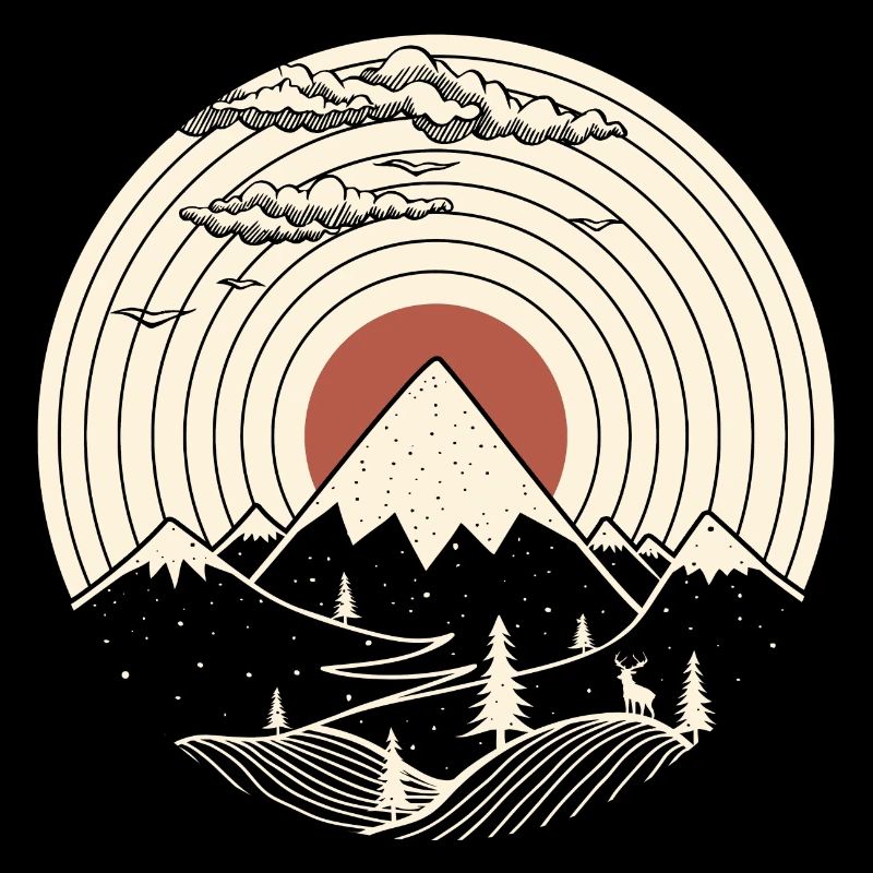 MTN LP Vinyle Mountain Graphique