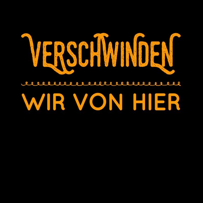 verschwinden wir