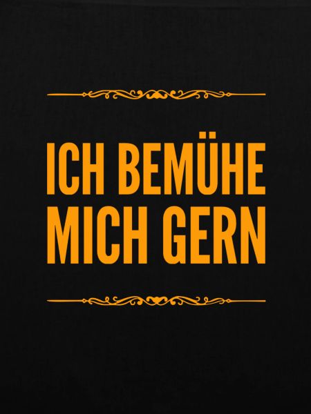 ich strenge mich an