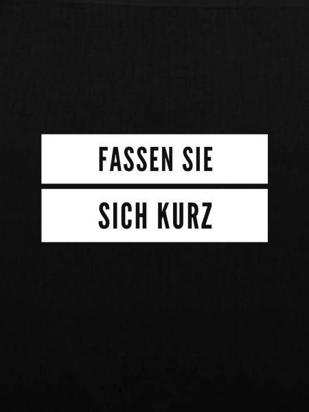 nicht so viel reden