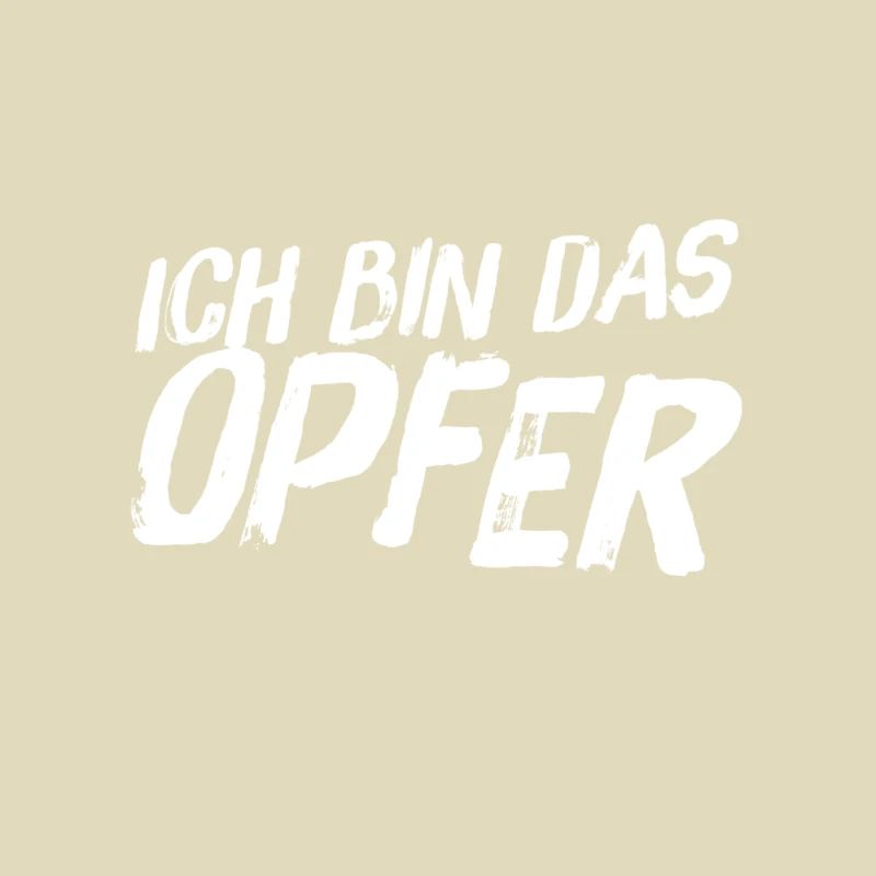 vor dir steht ein Opfer