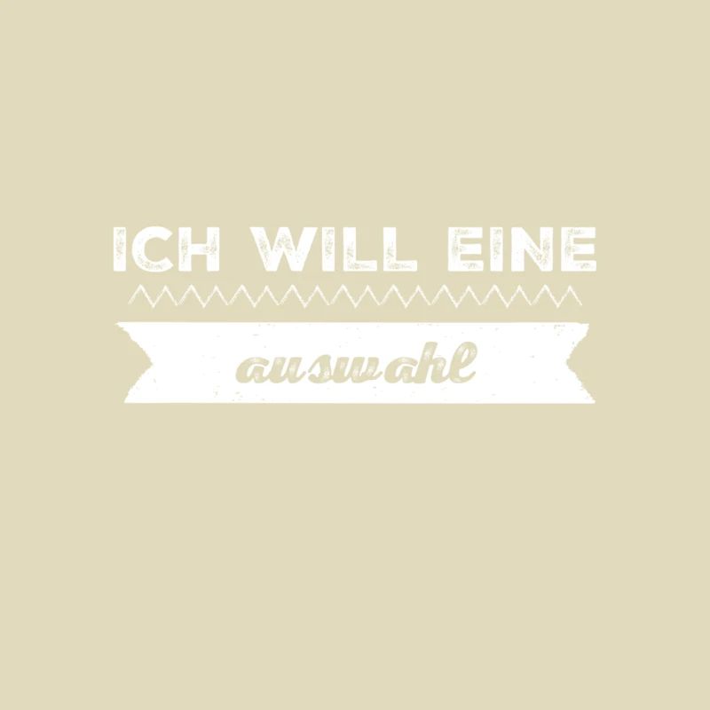 ich möchte wählen