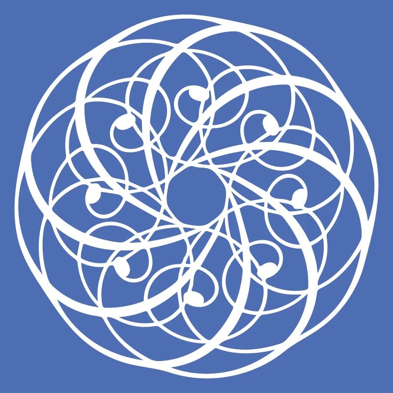 Forme de cercle vectoriel Mandala