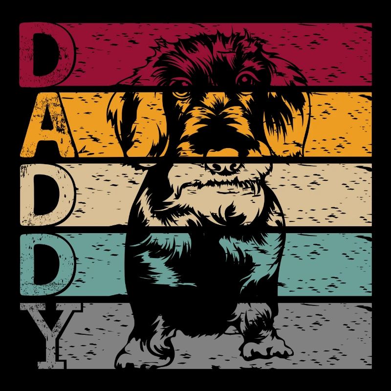 Wire-haired Dachshund Wirehaired Dachshund Dad Papa Herrch