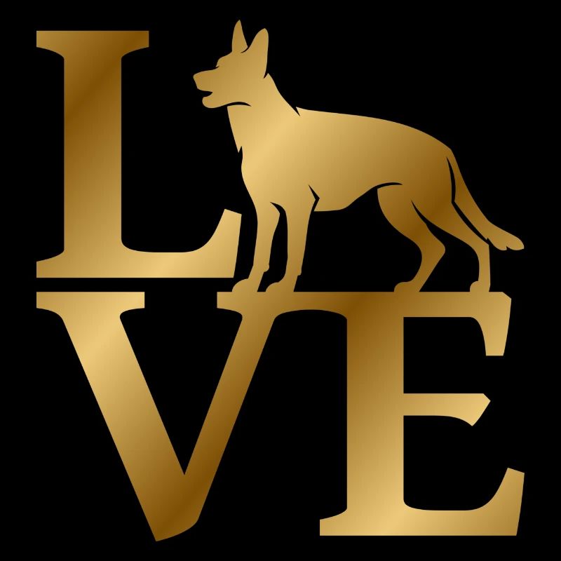 Love deutscher Schäferhund, DSH