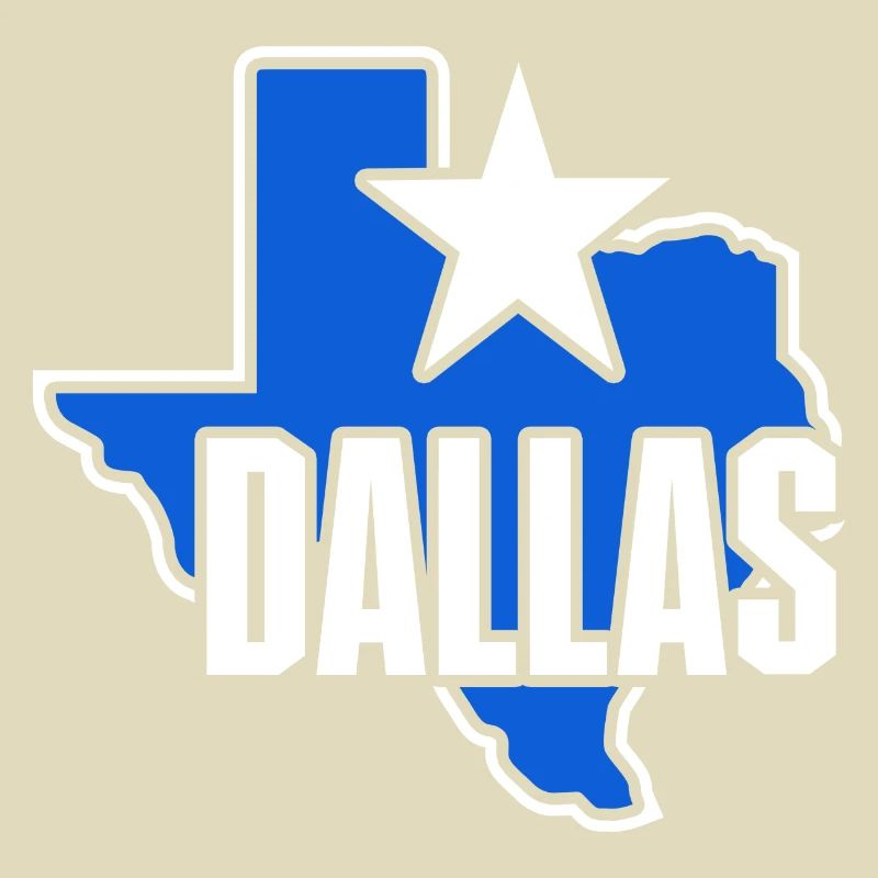 Dallas Texas Map Design for Proud Dallasites