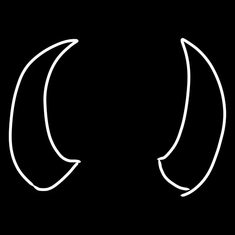 Symbole des cornes de corne