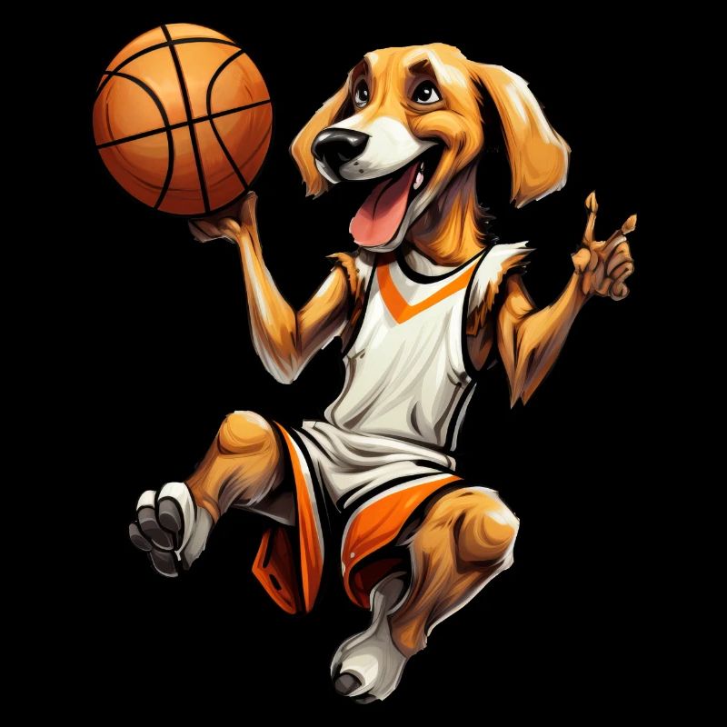 Chien de basket-ball