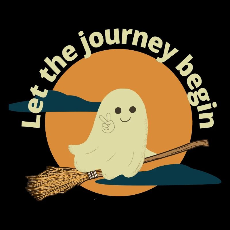 Let the Halloween Journey Begin | Ghost on Broom