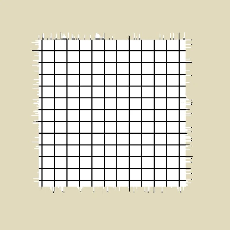 square shape crossed checkered pattern paper