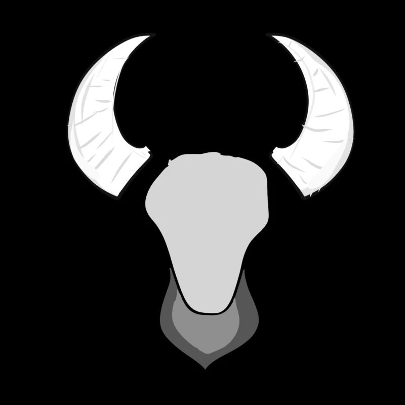 tier widder bulle hörner symbol